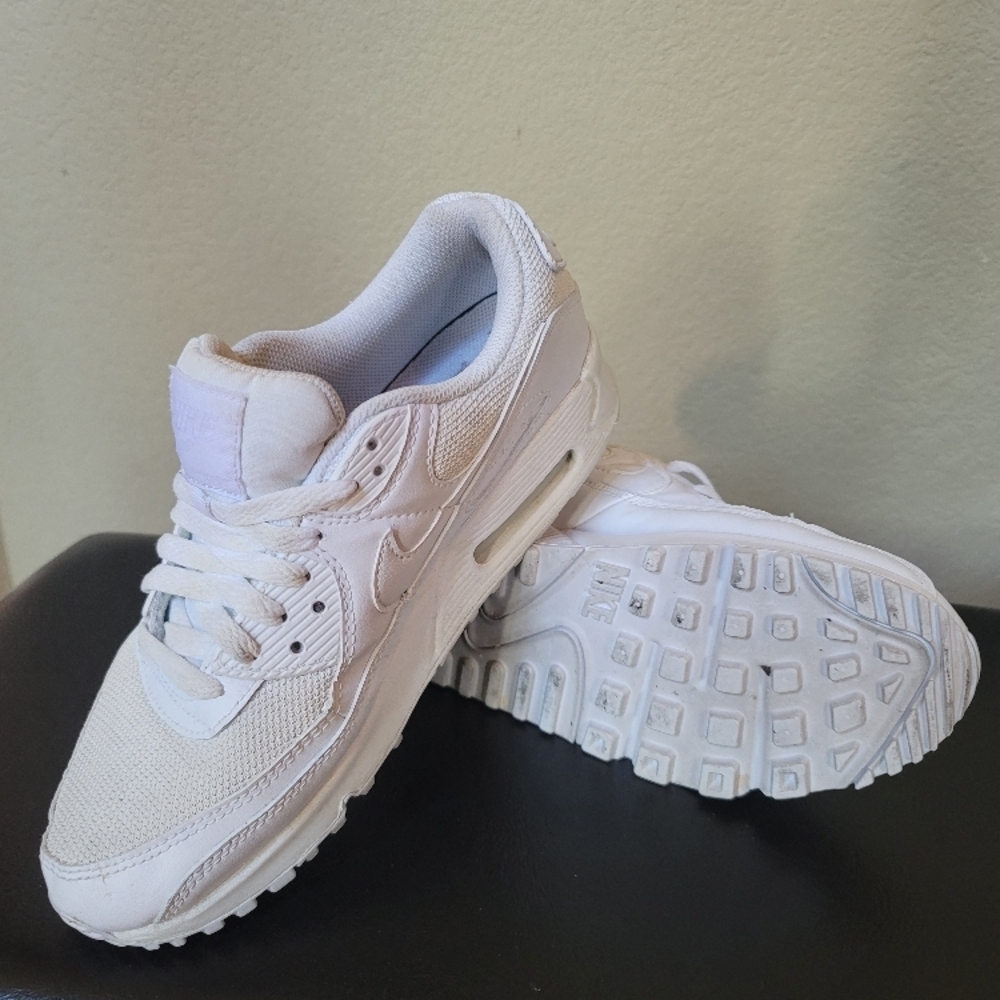White Nike Air Max Sneakers